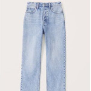 Abercrombie & Fitch | High Rise Dad Jeans - Size 27S